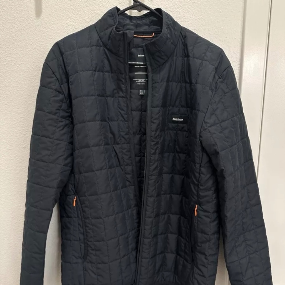 Finisterre Firecrest Lightweight Jacket in Black - Men's Size Large